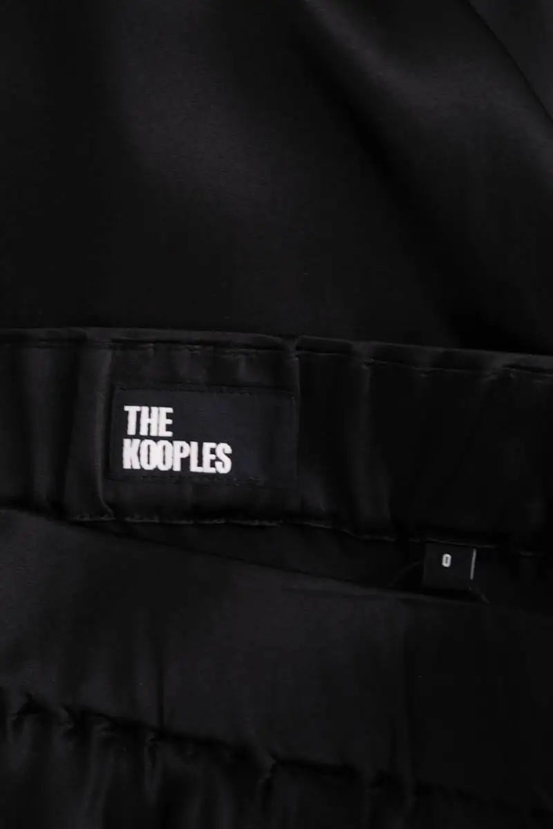 Jupe The Kooples Noir en Soie