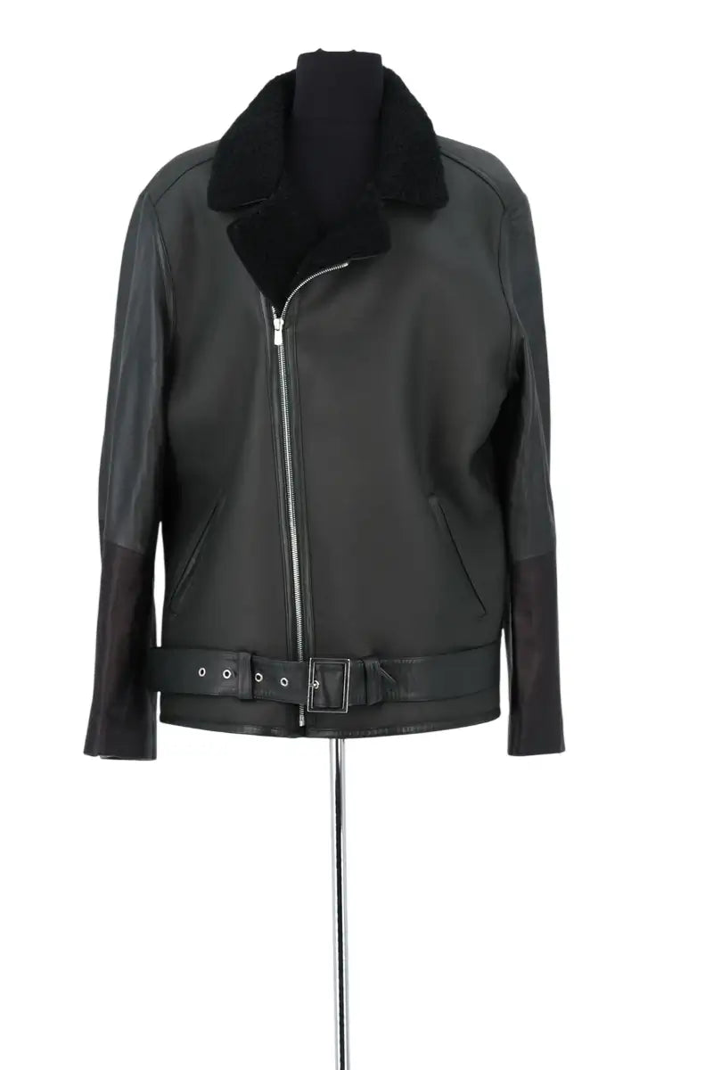 Veste Alice Balas Noir en Cuir, taille L - Seconde Main