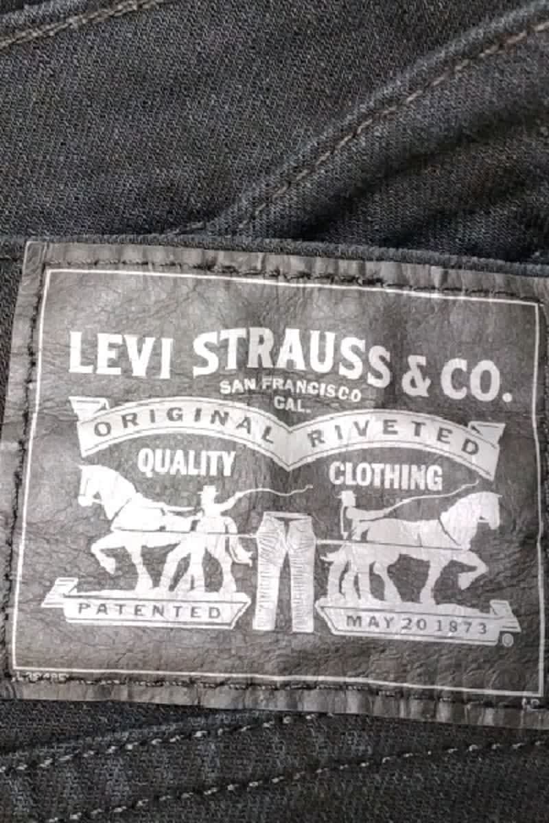 Jean droit Levi's  Noir