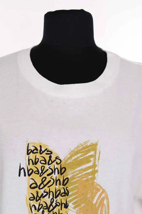 T-shirt Ba&Sh Blanc en Coton