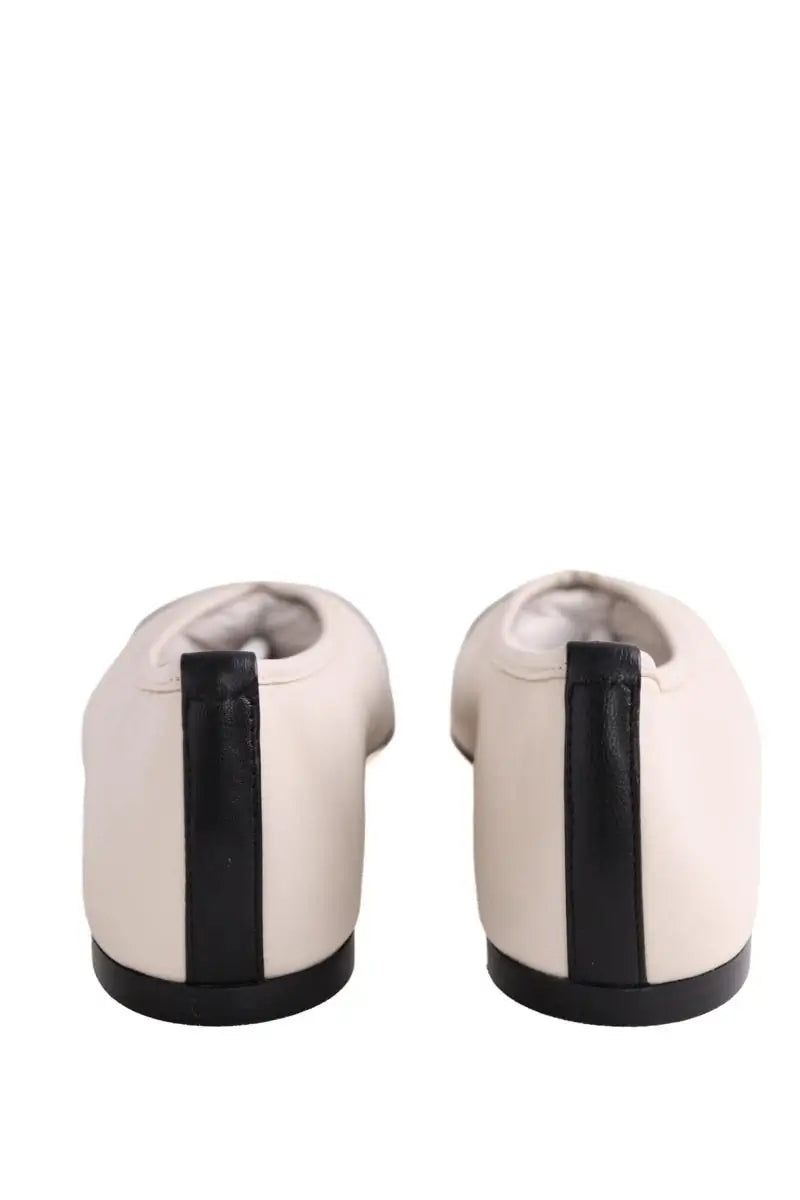 Ballerines LK Bennett Hanna Ecru en Cuir