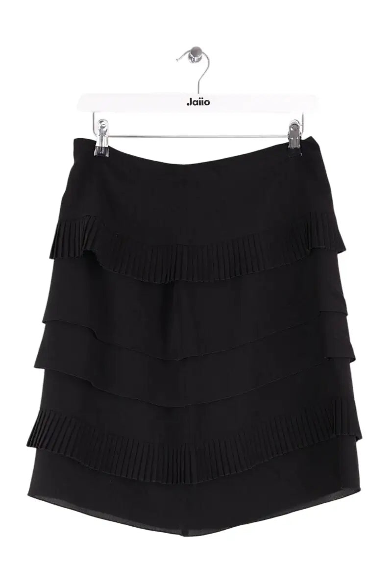 Jupe Paule Ka Noir en Soie, taille L - Seconde Main