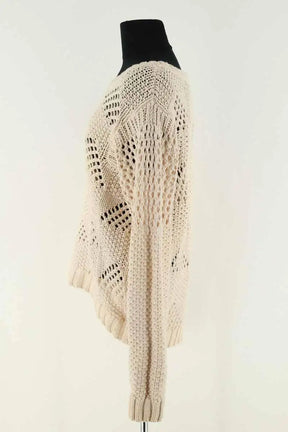 Pull Claudie Pierlot Ecru en Coton