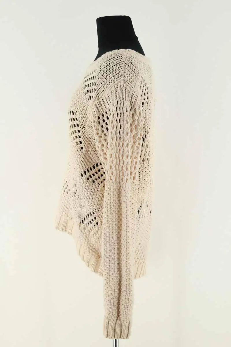 Pull Claudie Pierlot Ecru en Coton