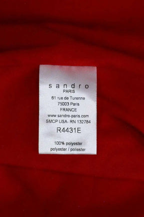 Robe Sandro Rouge en Synthétique