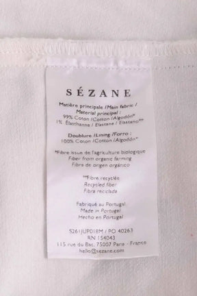 Jupe Sézane Bleu en Coton