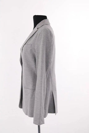 Blazer Fabiana Filippi Gris en Coton