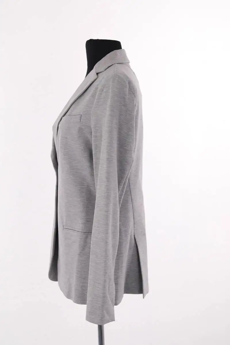 Blazer Fabiana Filippi Gris en Coton