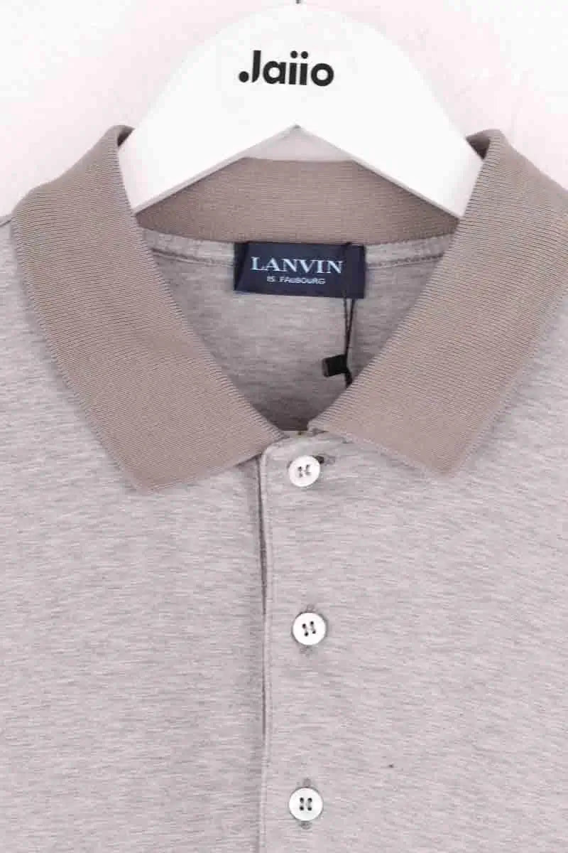 Polo Lanvin Gris en Coton