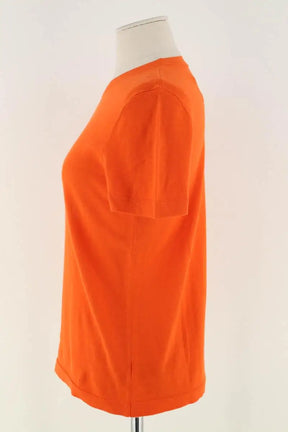 T-shirt Eric Bompard Orange en Coton
