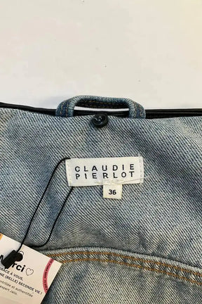 Veste Claudie Pierlot Bleu en Coton
