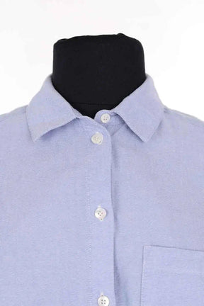 Chemise Sézane Bleu en Coton