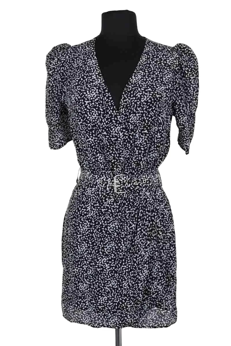 Robe The Kooples Noir en Viscose, taille M - Seconde Main