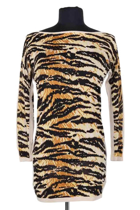 Top Dolce & Gabbana Marron en Synthétique, taille S - Seconde Main