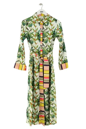 Robe AML Paris Vert en Soie, taille M - Seconde Main