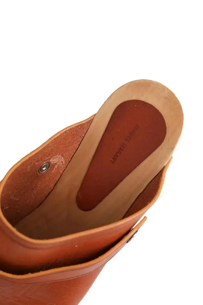 Sabots Isabel Marant Marron en Cuir