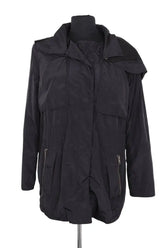 Parka The Kooples Noir en Synthétique, taille M - Seconde Main