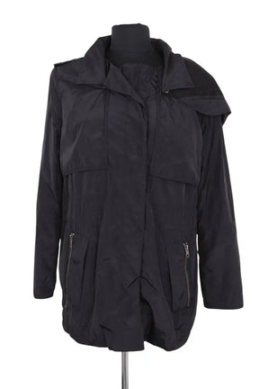 Parka The Kooples Noir en Synthétique, taille M - Seconde Main