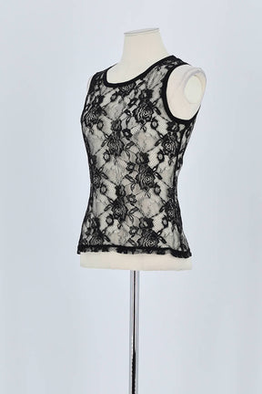 Top sans manche Moschino  Noir
