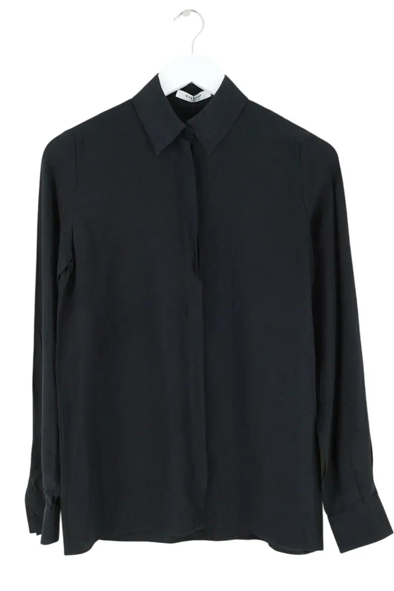 Chemise Givenchy Noir en Soie, taille S - Seconde Main