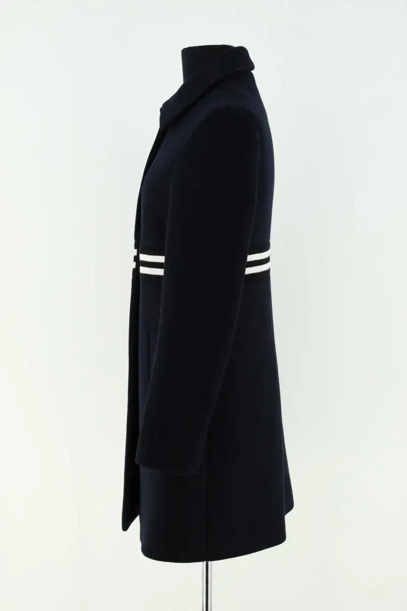 Manteau Maje Marine en Laine