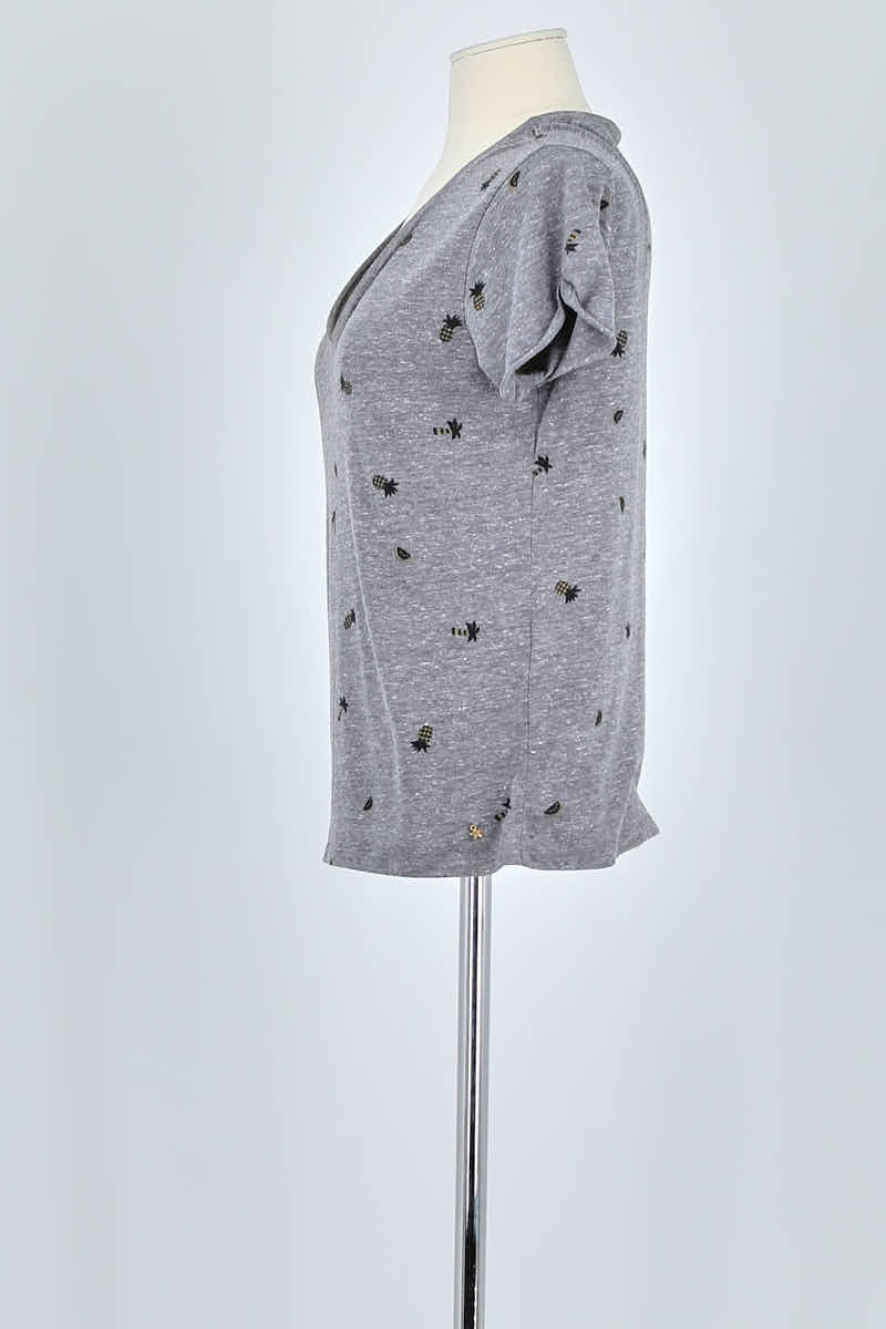 T-shirt Des Petits Hauts  Gris