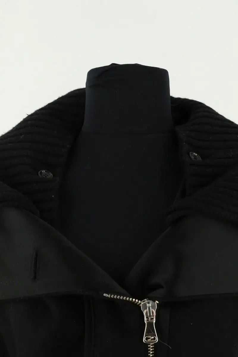 Manteau Pinko Noir en Laine