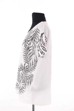 T-shirt Sandro Blanc en Soie