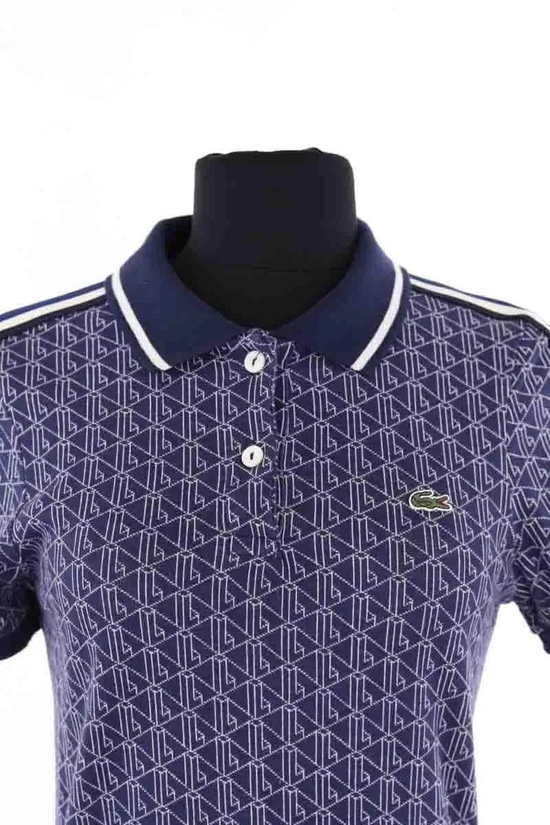 Robe Lacoste Bleu en Coton