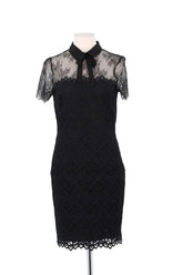 Robe Sandro Noir en Synthétique, taille M - Seconde Main