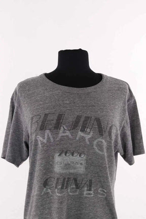 T-shirt Marc Jacobs Gris en Coton
