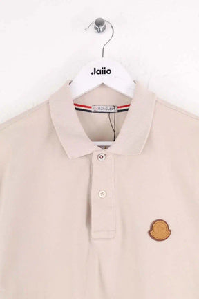 Polo Moncler Beige en Coton