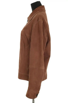 Blouson Boss Marron en Daim