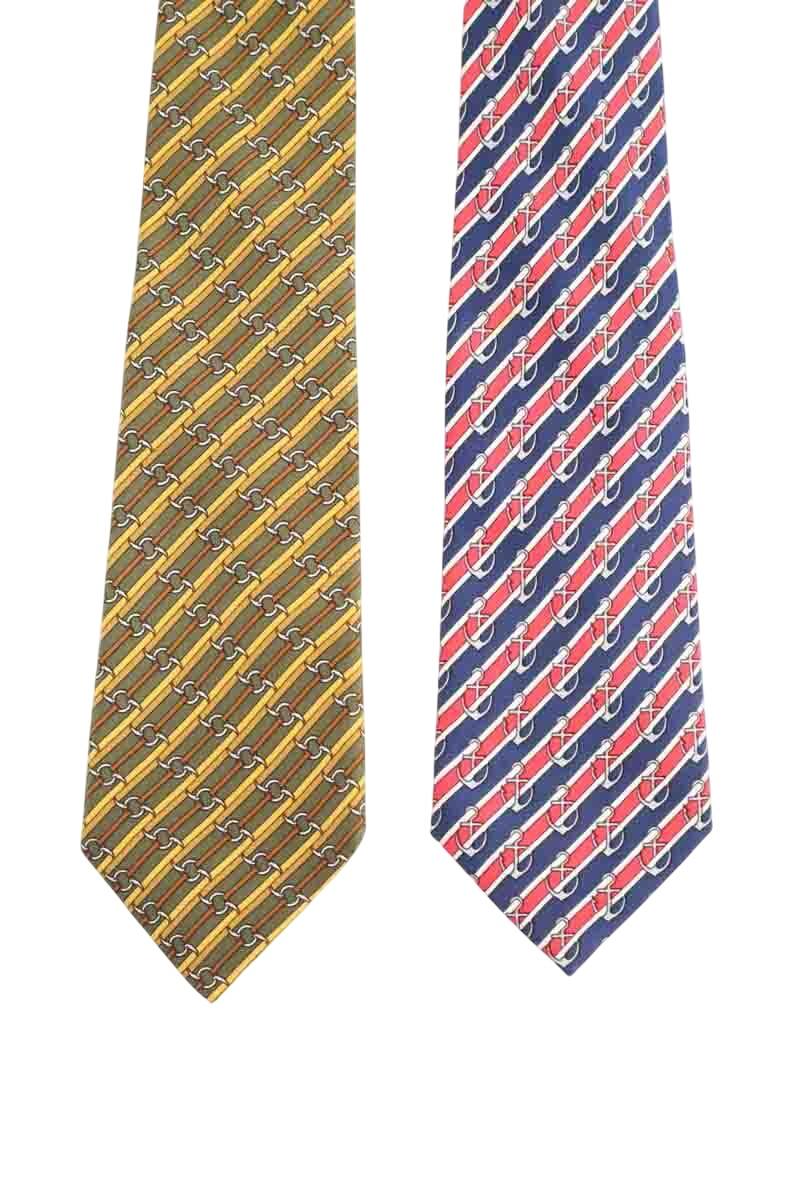Lot de Cravates Hermès  Multicolore