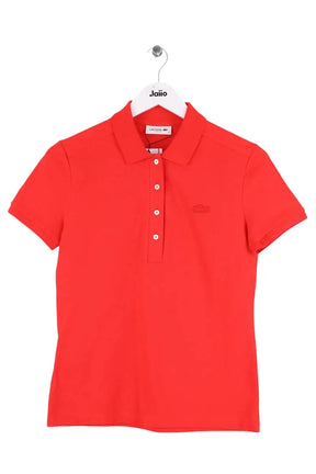 Polo Lacoste Orange en Coton, taille S - Seconde Main
