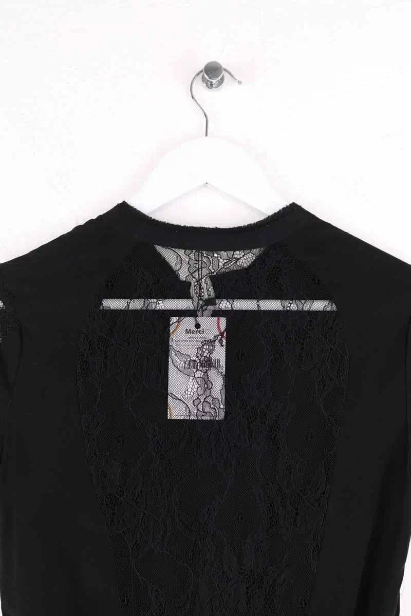 Combishort Maje Noir en Synthétique
