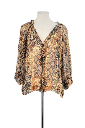 Blouse Bash  Marron