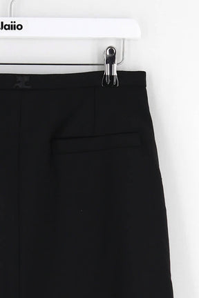 Jupe Courrèges  Noir