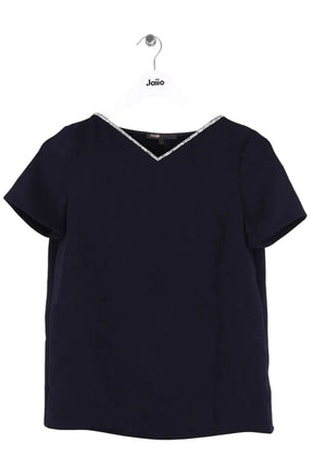 Top Maje Marine en Synthétique, taille XXS - Seconde Main