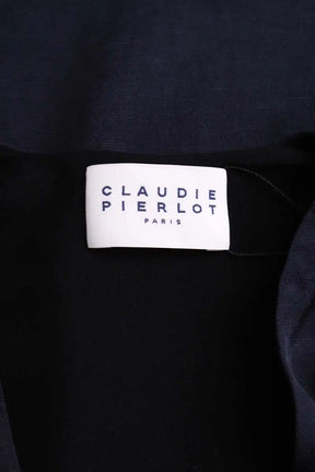 Robe Claudie Pierlot Marine en Viscose