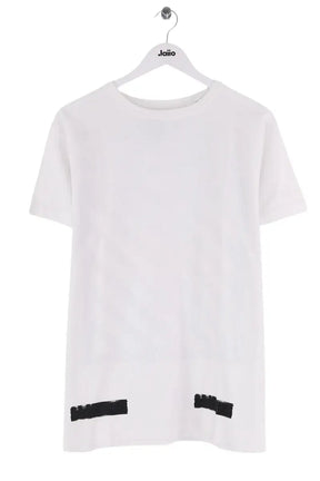 T-shirt Off White Blanc en Coton, taille S - Seconde Main