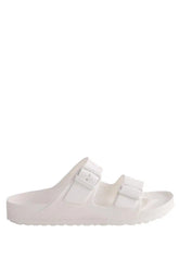 Mules Birkenstock Blanc en Plastique, taille 40 - Seconde Main