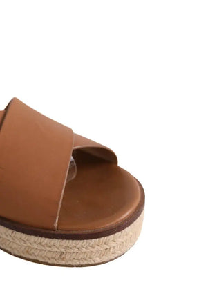 Sandales Michael Kors Marron en Cuir