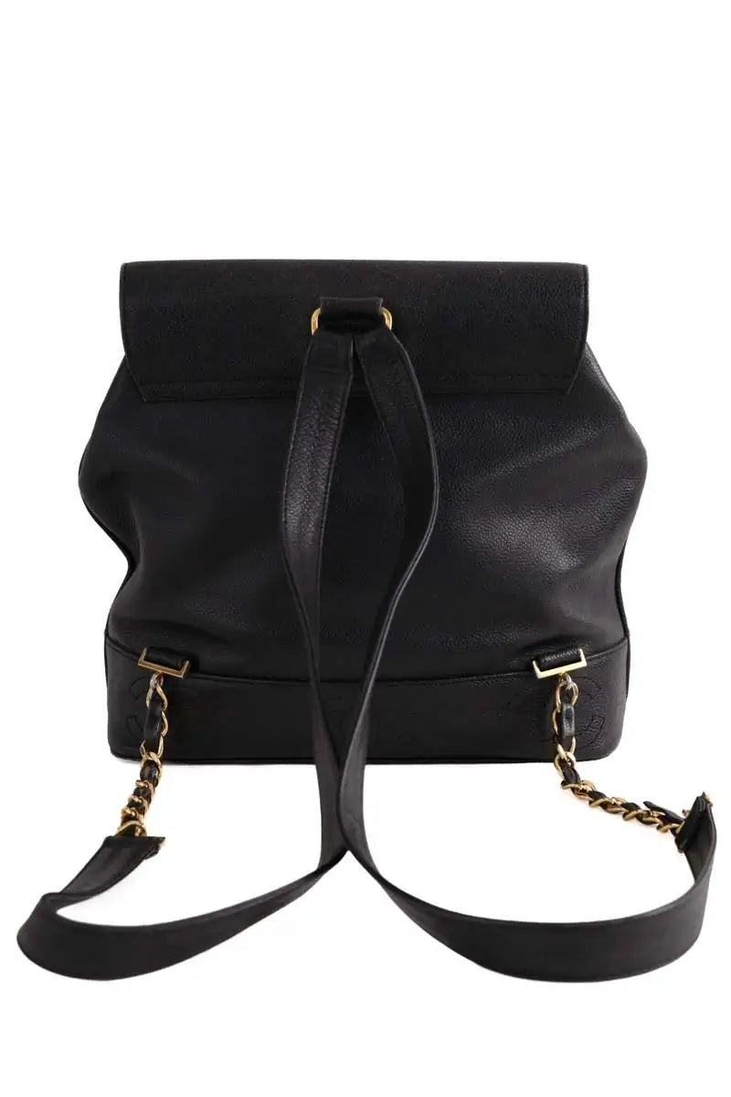 Sac à dos Chanel Noir en Cuir