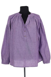 Blouse Vanessa Bruno Violet en Coton, taille S - Seconde Main