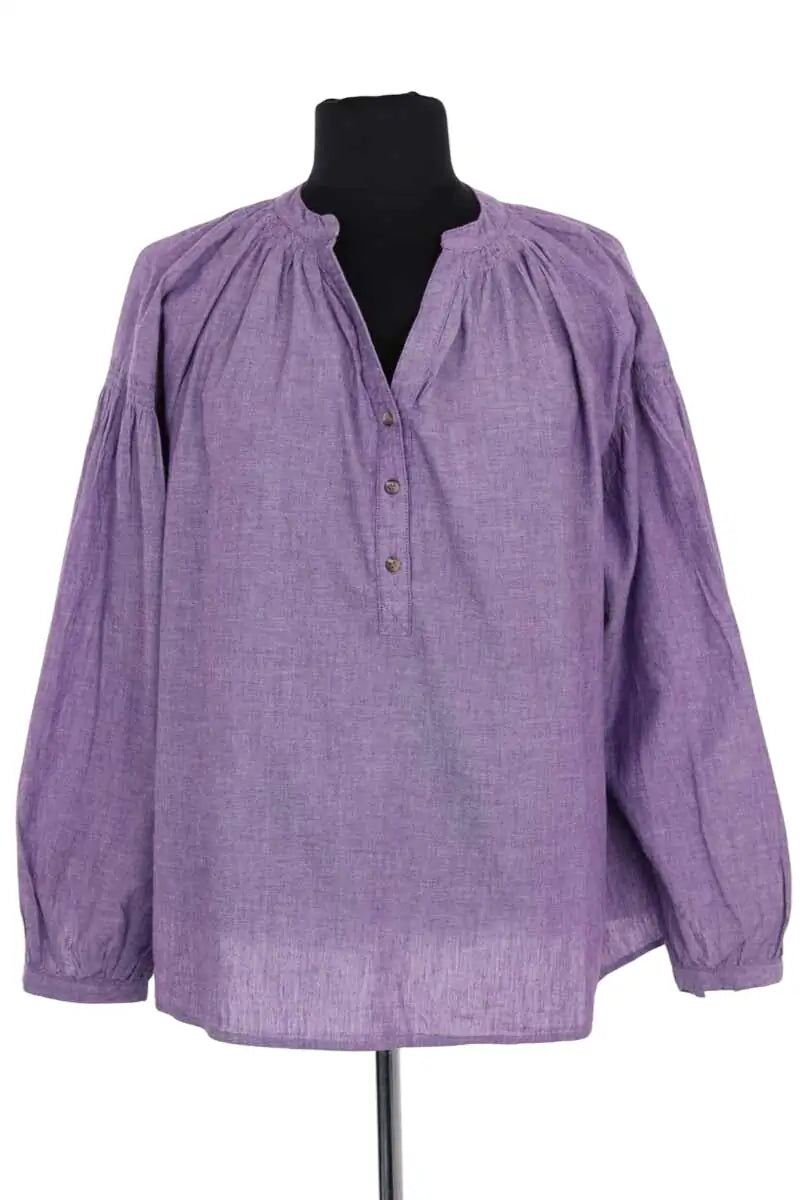 Blouse Vanessa Bruno Violet en Coton, taille S - Seconde Main