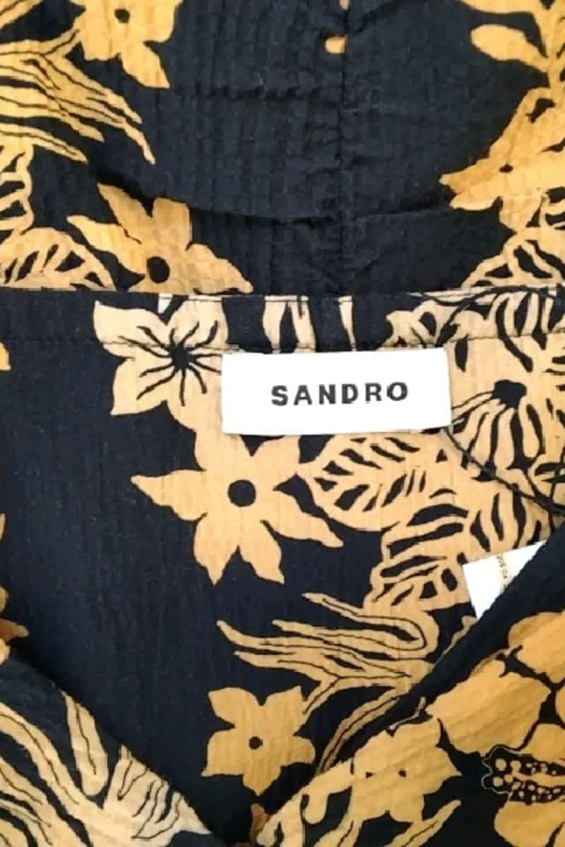 Robe Sandro  Noir