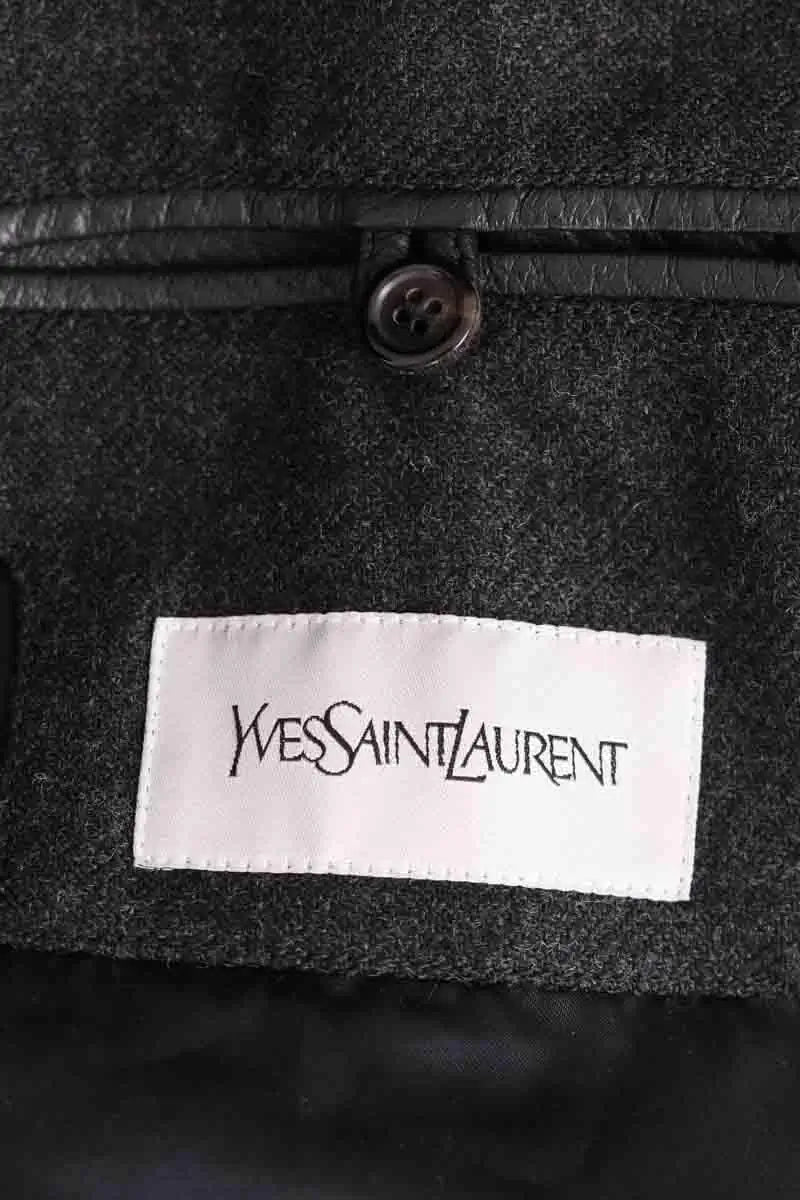 Blouson Yves Saint Laurent Noir en Cuir