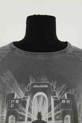 T-shirt Zadig & Voltaire Gris en Coton