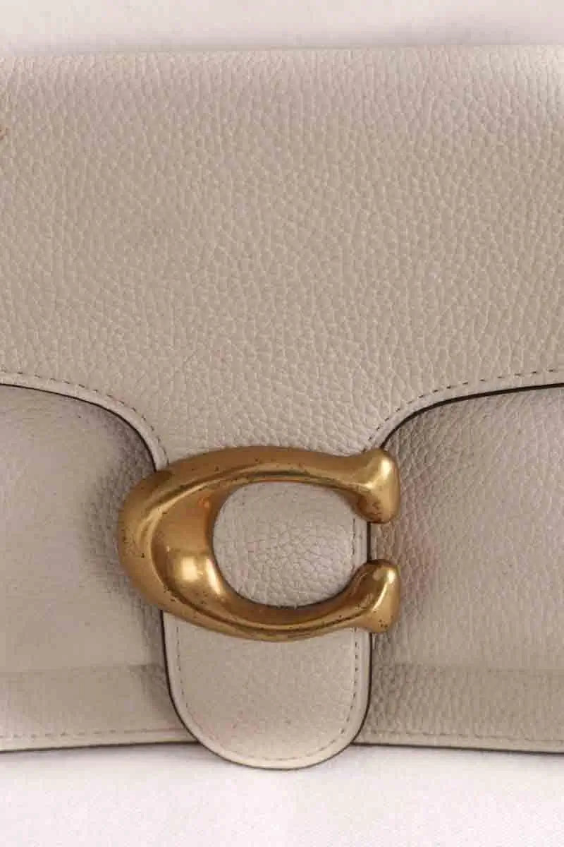Sac à bandoulière Coach Tabby Ecru en Cuir